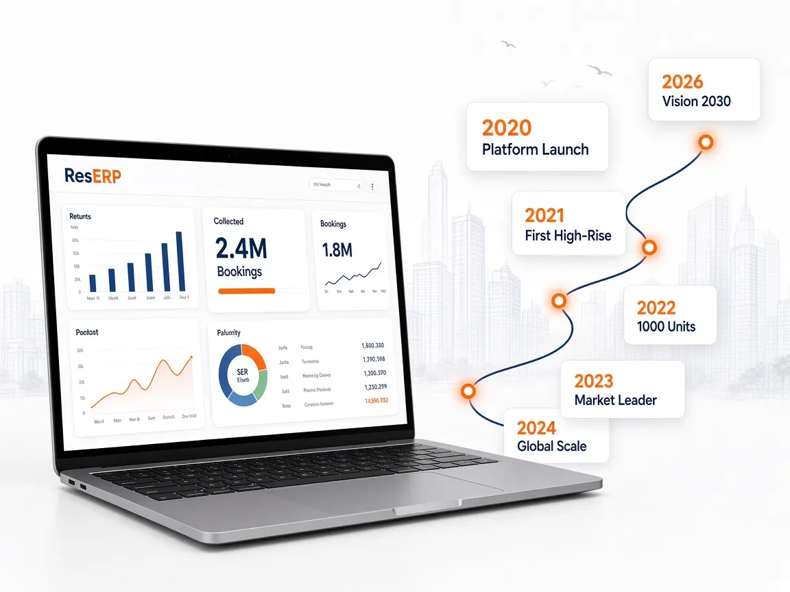 ResERP journey from first customer engagement to a connected ERP platform