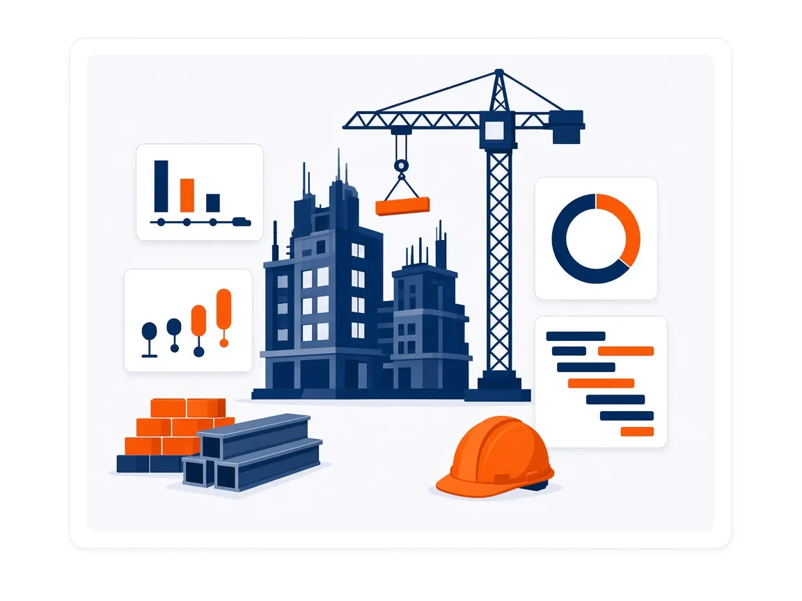 Construction Management module interface in ResERP