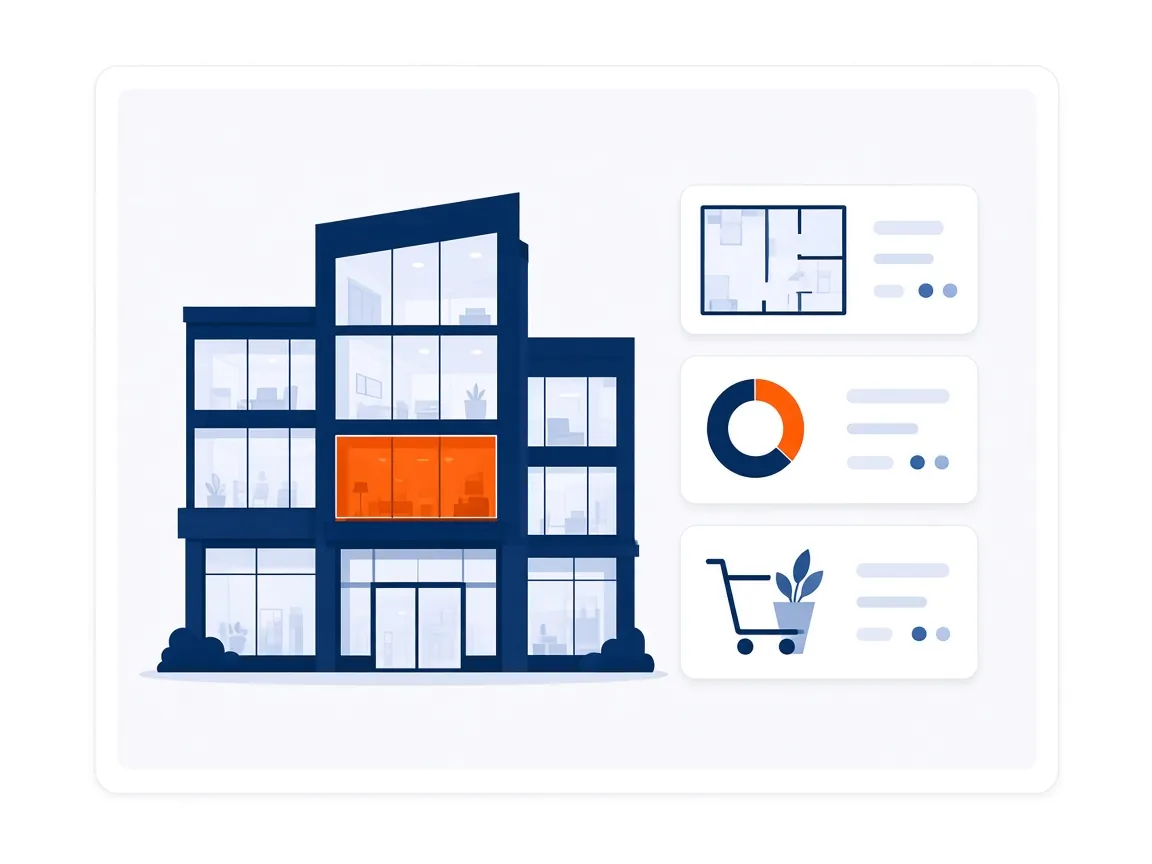 Mall Management module interface in ResERP