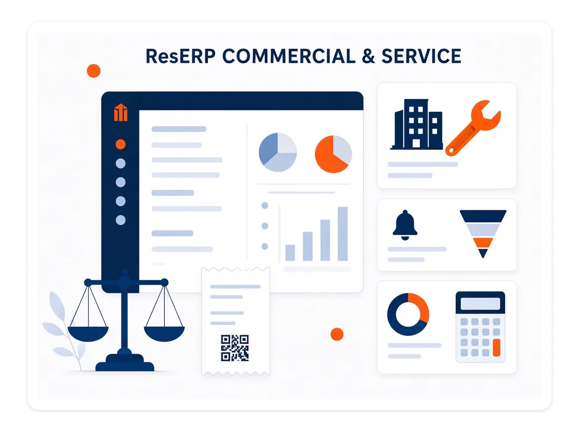 Accounts, facilities and recovery modules in ResERP